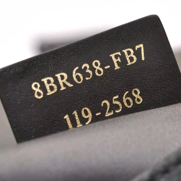 Fendi Mama baguette.  Grey nubuck with slight metallic and lucite hardware. - Picture 8 of 16